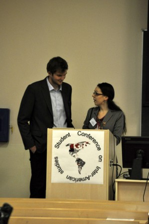 Denis Hakszer and Jana Hulová, two of the organizing team